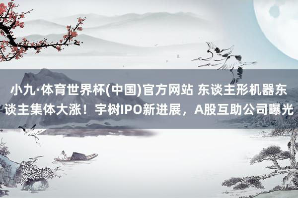 小九·体育世界杯(中国)官方网站 东谈主形机器东谈主集体大涨!宇树IPO新进展,A股互助公司曝光