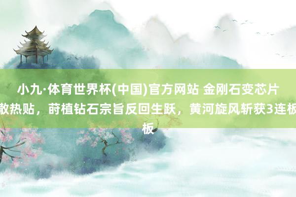 小九·体育世界杯(中国)官方网站 金刚石变芯片散热贴,莳植钻石宗旨反回生跃,黄河旋风斩获3连板