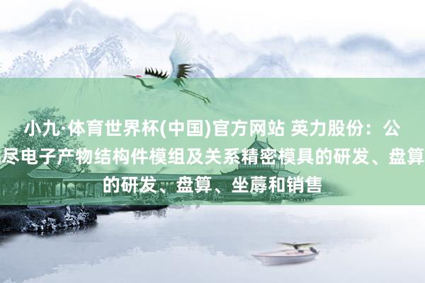 小九·体育世界杯(中国)官方网站 英力股份:公司主要从事耗尽电子产物结构件模组及关系精密模具的研发、盘算、坐蓐和销售