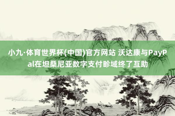 小九·体育世界杯(中国)官方网站 沃达康与PayPal在坦桑尼亚数字支付畛域终了互助